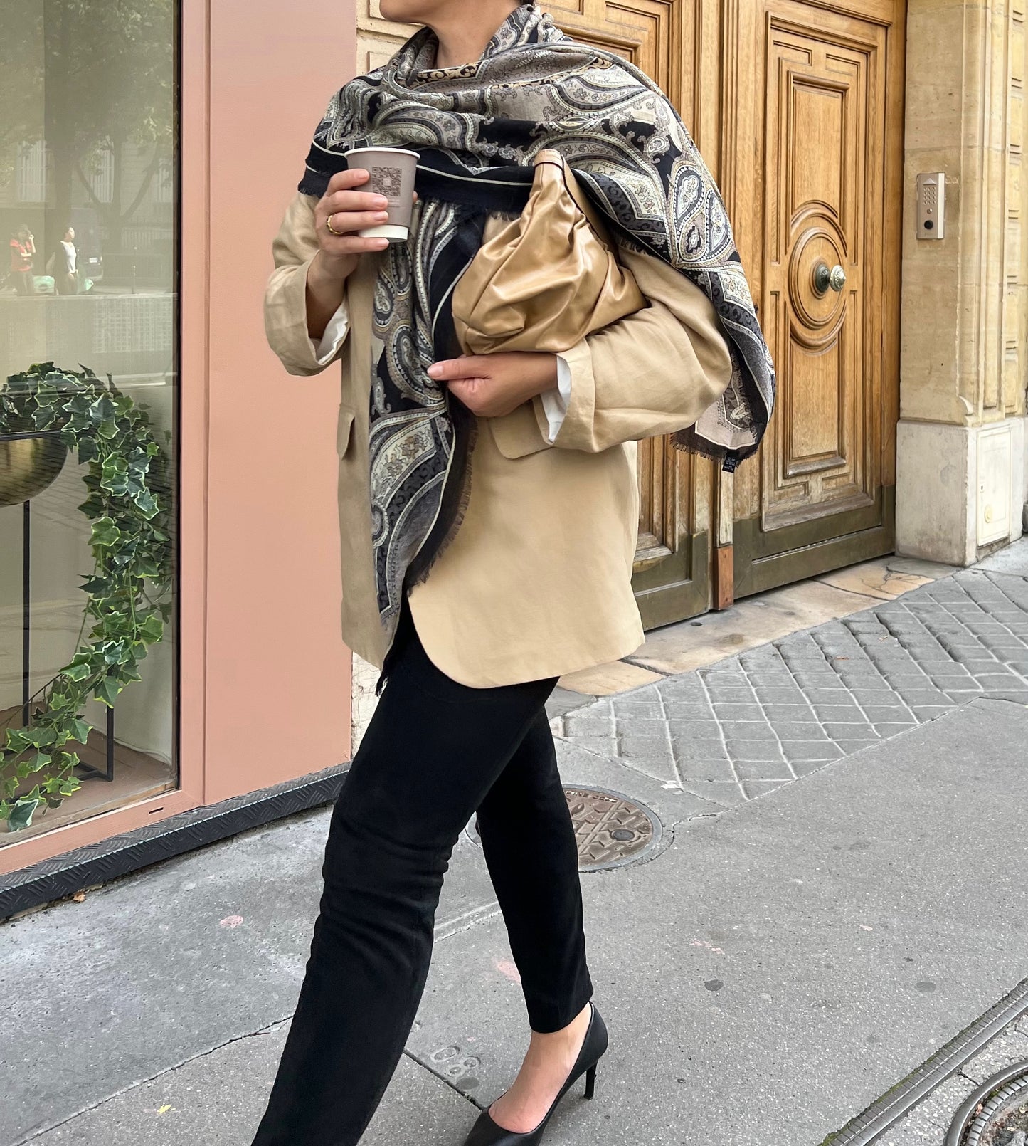 SELINE silk/cashmere scarf